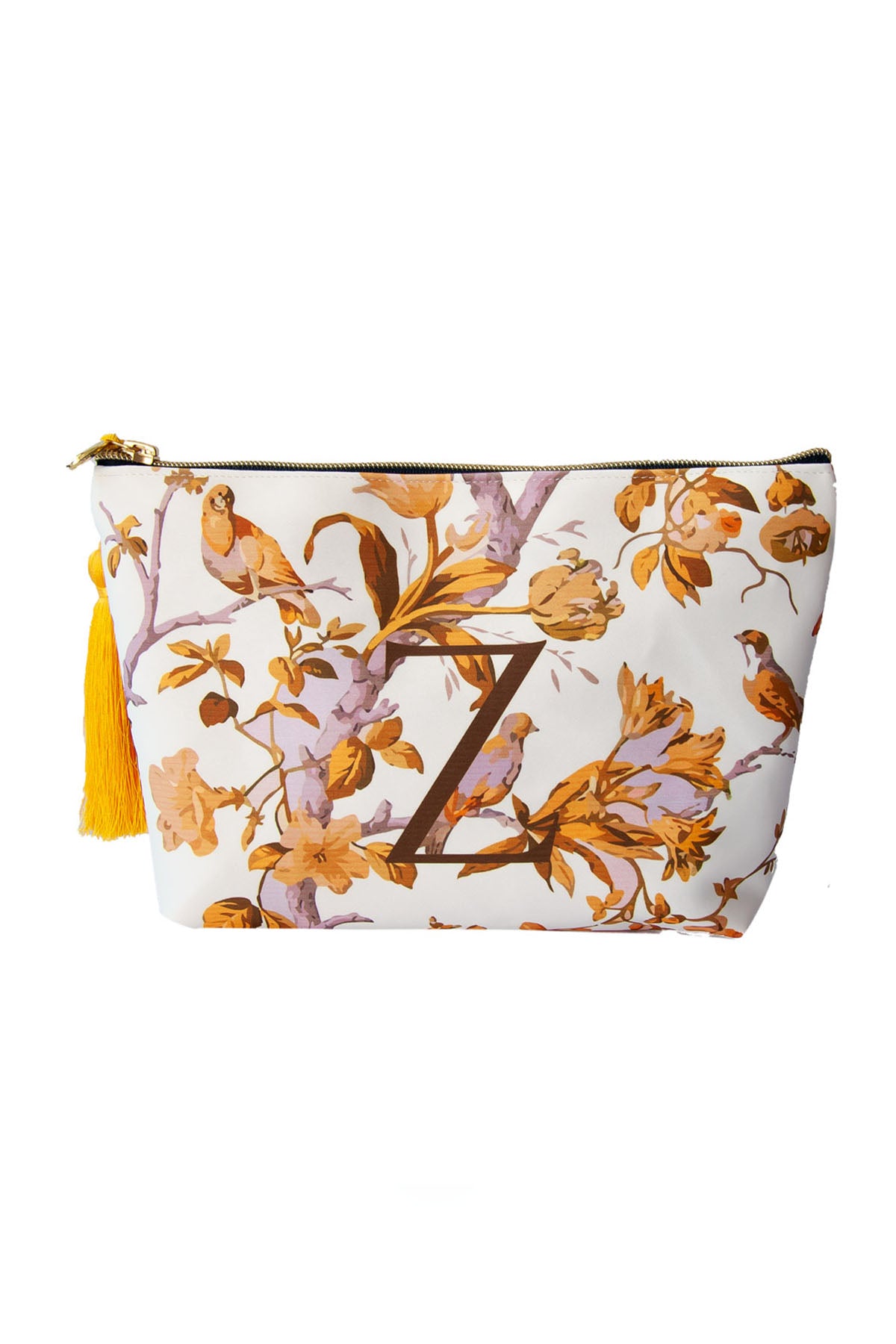 SARI DESENLİ CLUTCH ÇANTA