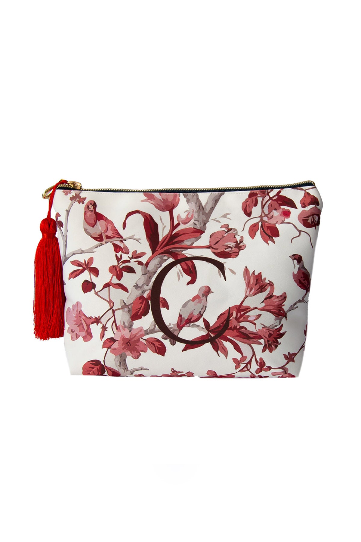 KIRMIZI DESENLİ CLUTCH ÇANTA