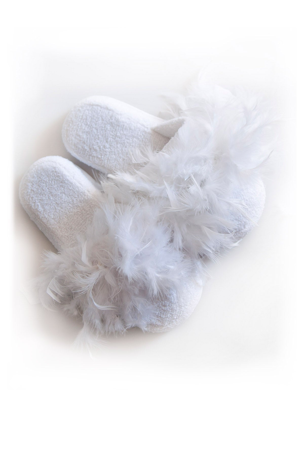 BEYAZ OTRİŞLİ HAVLU TERLİK