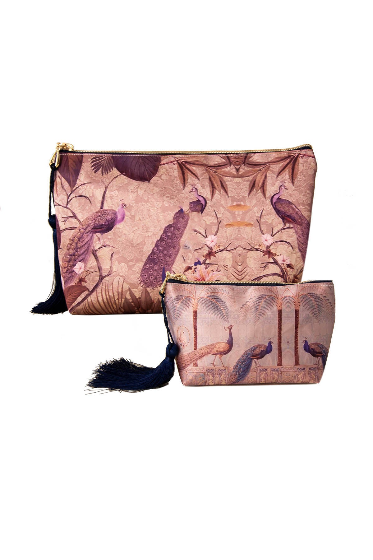 İKİLİ DESENLİ CLUTCH ÇANTA