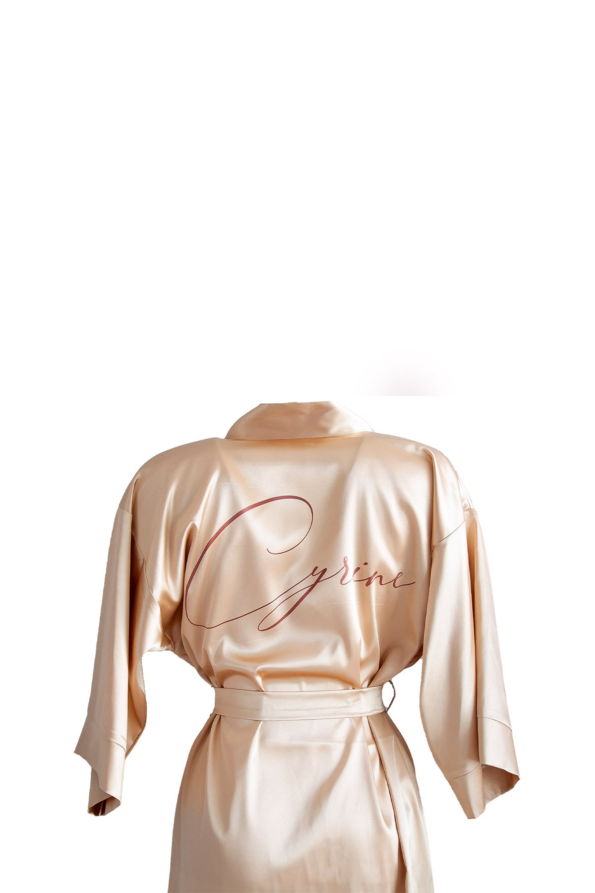 GOLD COLOR PLAIN ARM KIMONO