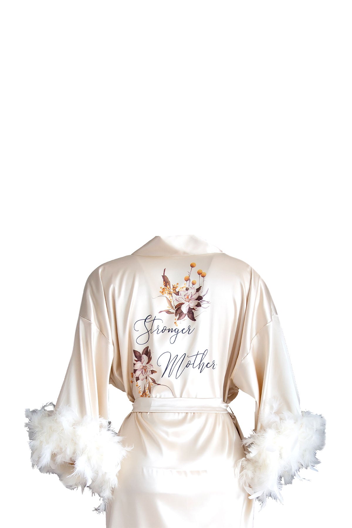 EKRU OTRİŞLİ KİMONO