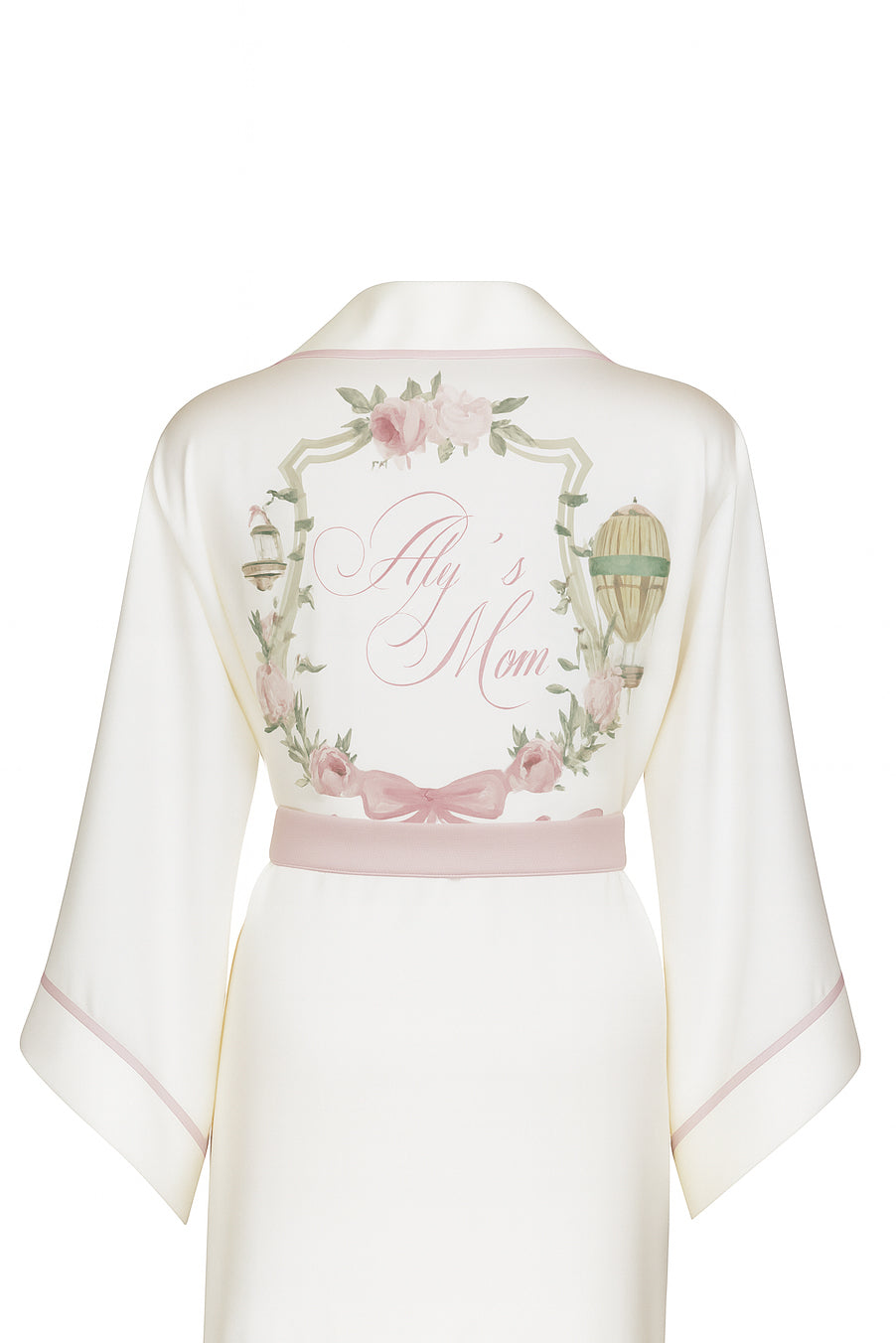 BEYAZ YARASA KOL PUDRA BİYELİ KİMONO