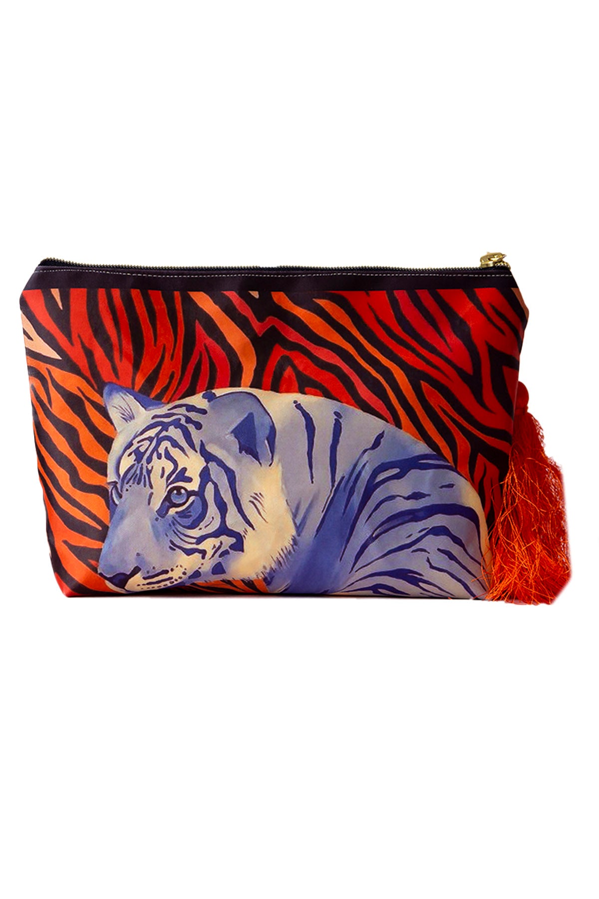 ASLAN DESENLİ CLUTCH ÇANTA