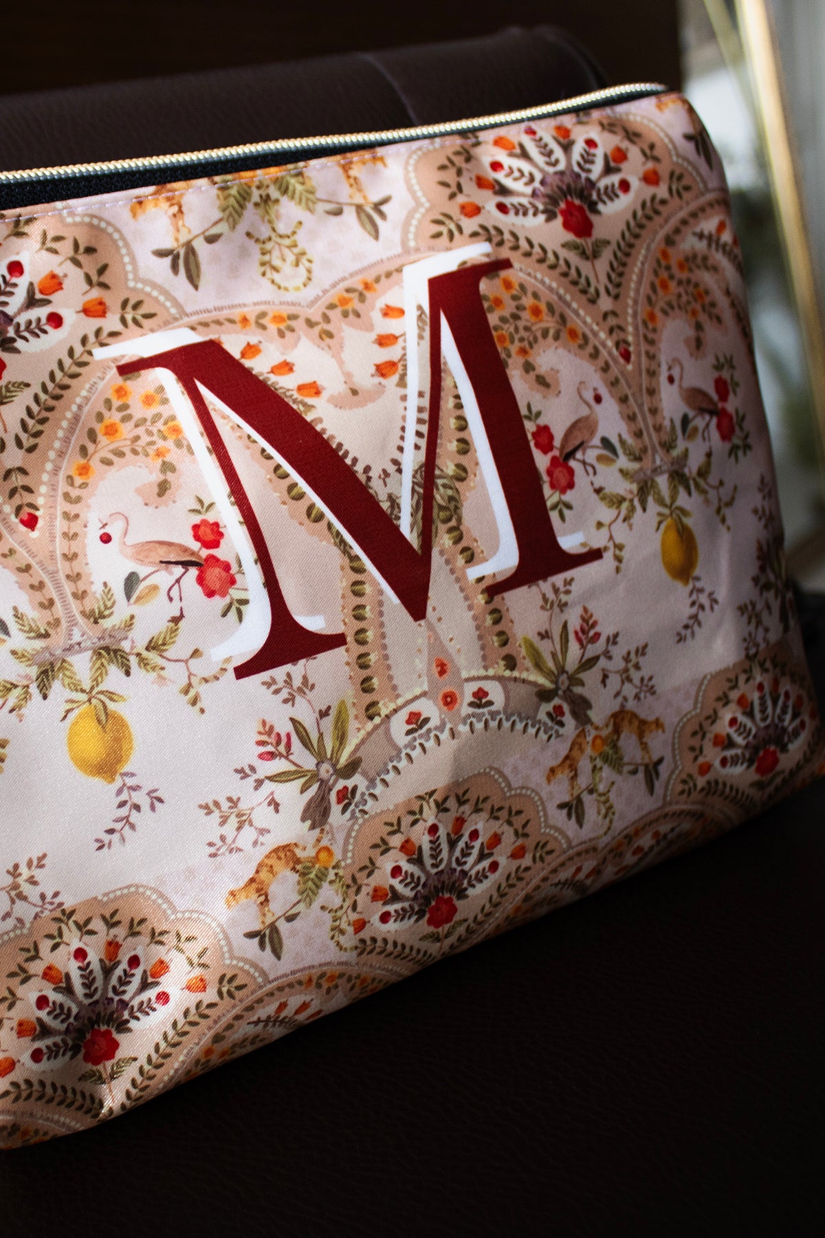 RETRO DESENLİ CLUTCH ÇANTA