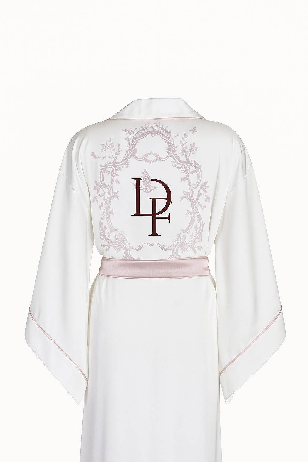 BEYAZ YARASA KOL PUDRA BİYELİ KİMONO