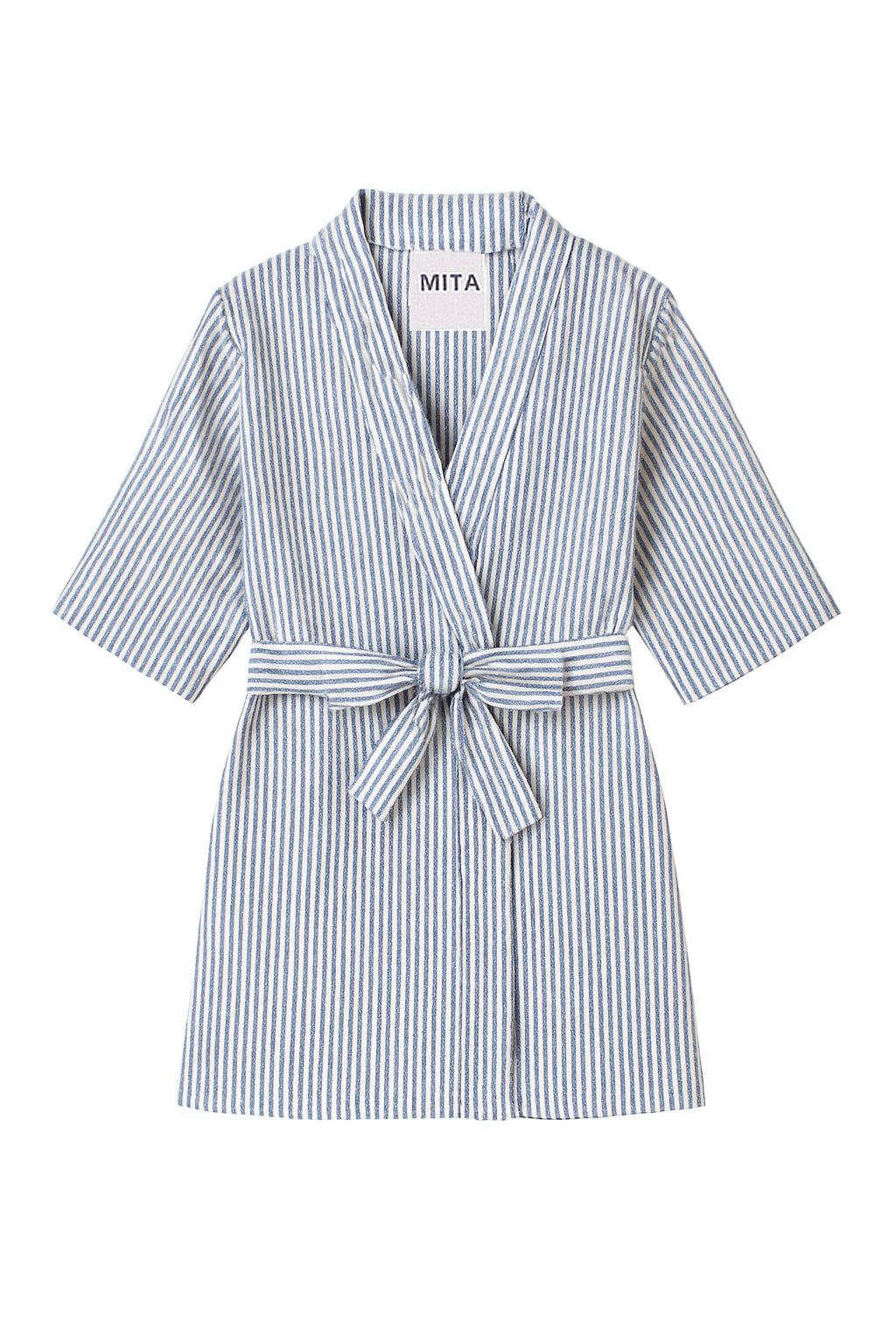 MAVİ ÇİZGİLİ ÇOCUK KİMONOSU