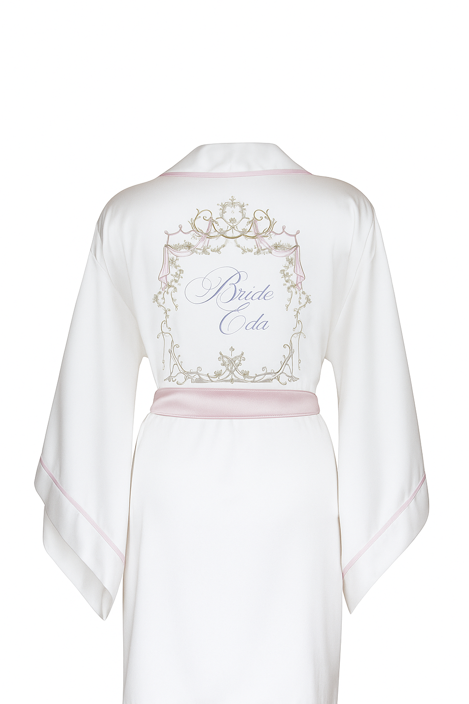 BEYAZ YARASA KOL PUDRA BİYELİ KİMONO