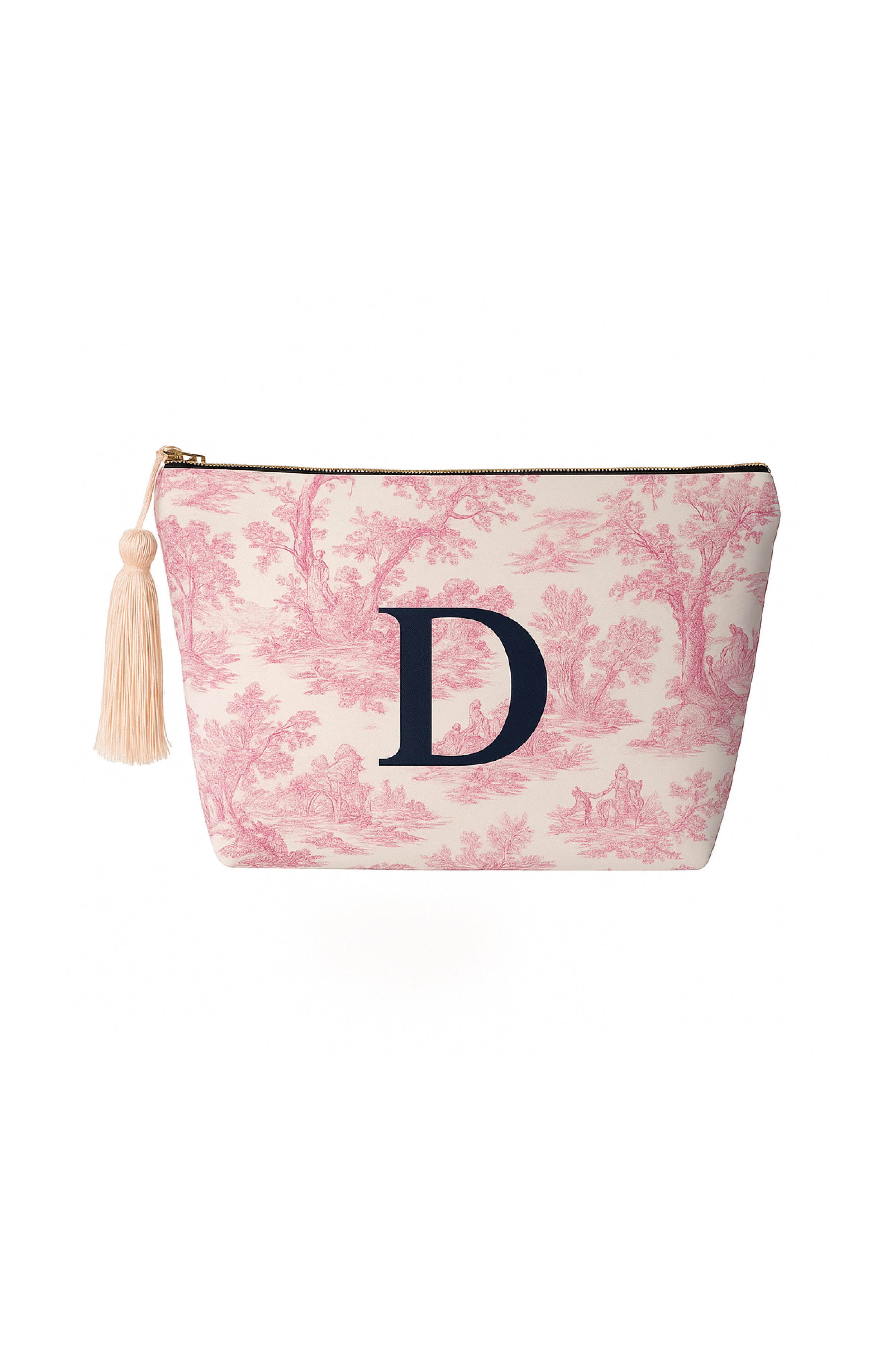 PEMBE DESENLİ CLUTCH ÇANTA