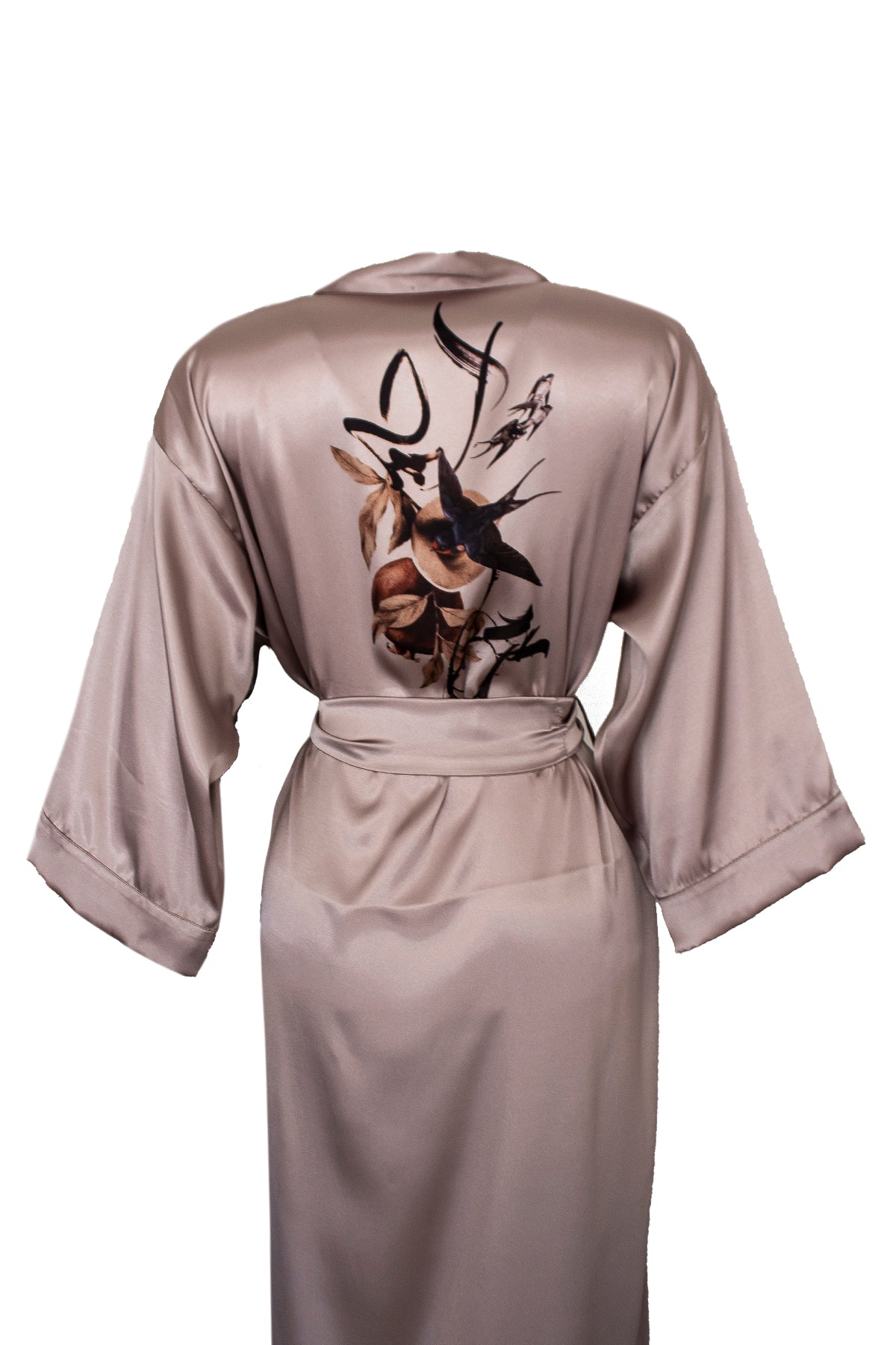 SÜTLÜ KAHVE DÜZ KOL KİMONO