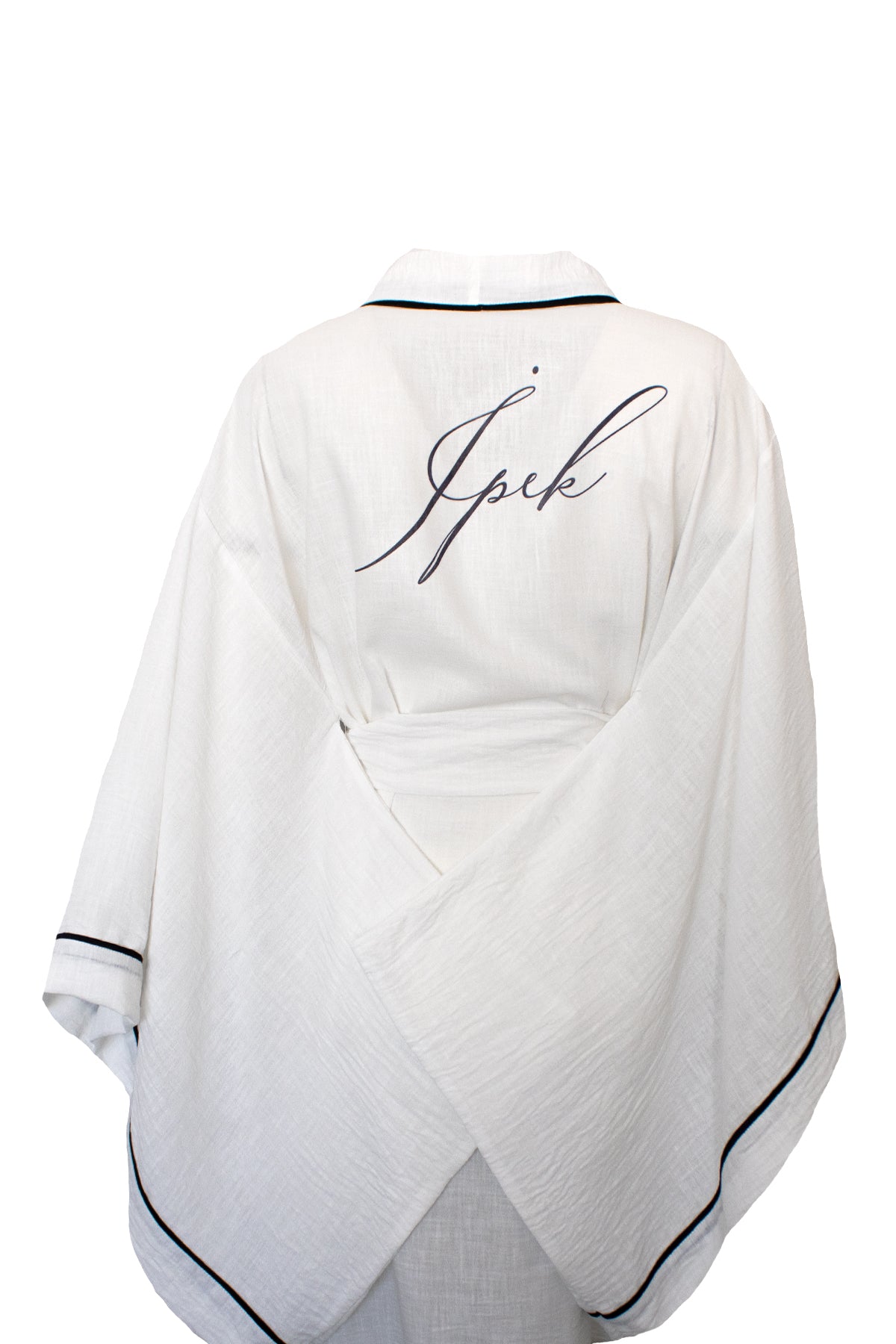 Ham Keten Kare Kol sizmir yah bİyelİ kİmono