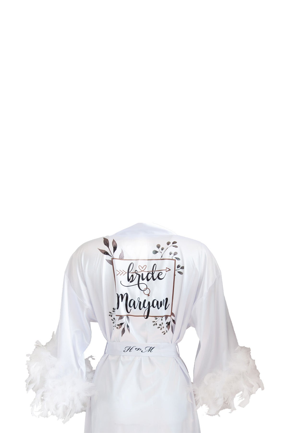 BEYAZ OTRİŞLİ BRIDE KİMONO