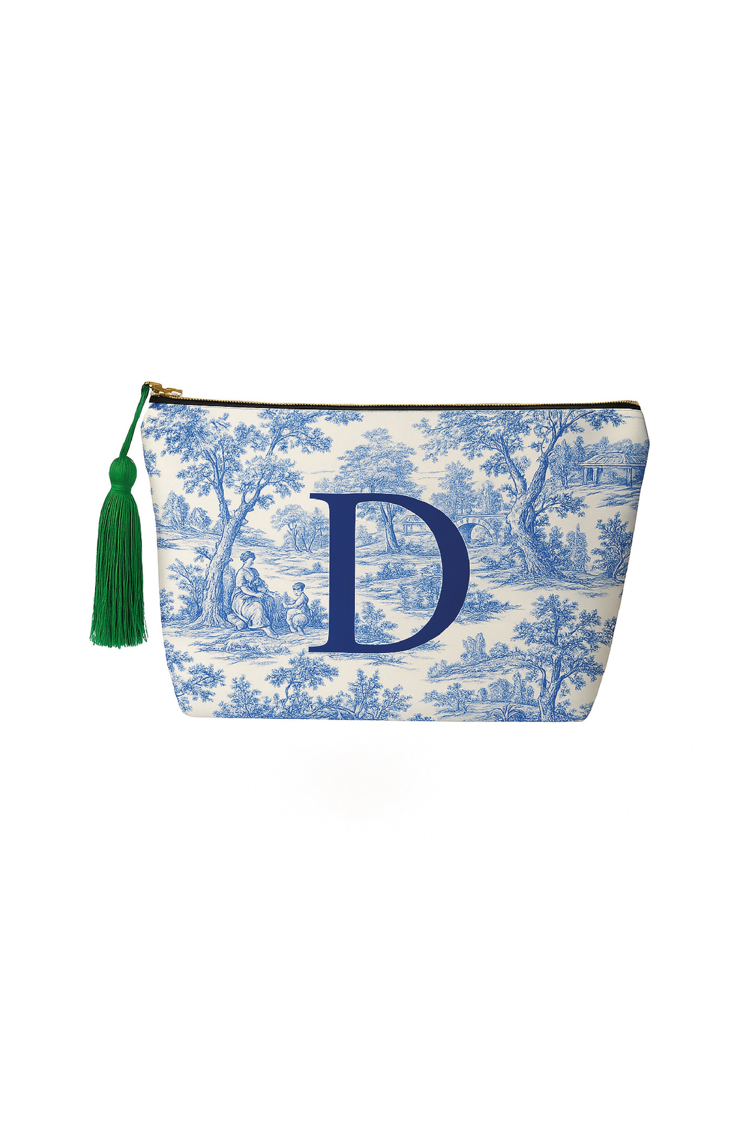 MAVİ DESENLİ CLUTCH ÇANTA