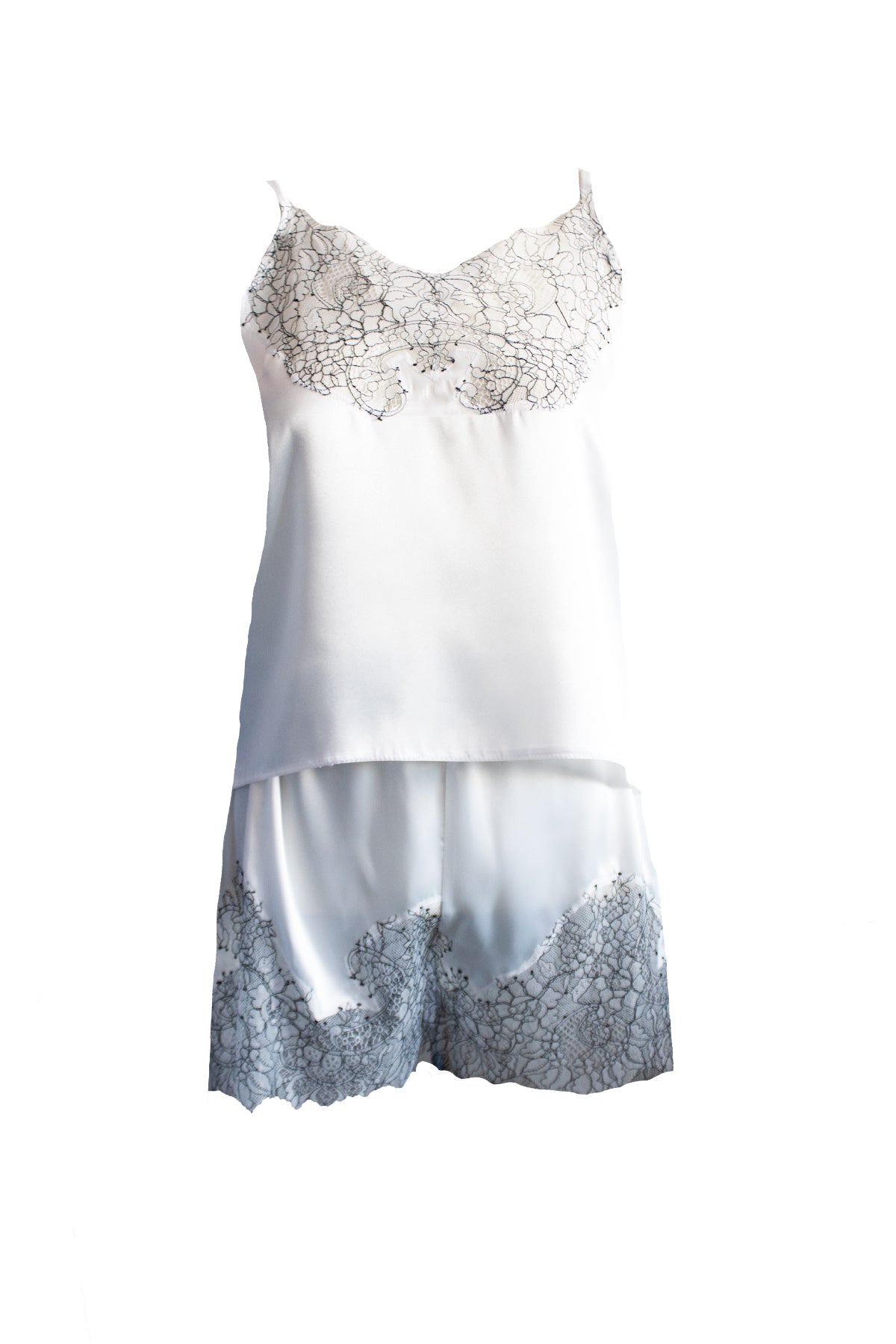 WHITE FRENCH DANCED SHIRT PIJAMA TEAM