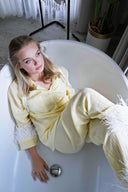 SARI İKİLİ ANNE-BEBEK SETİ