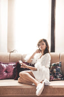 BEYAZ OTRİŞLİ BRIDE KİMONO