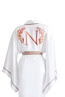 BEYAZ YARASA KOL SÜTLÜ KAHVE BİYELİ KİMONO