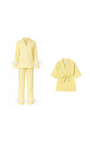 SARI İKİLİ ANNE-BEBEK SETİ