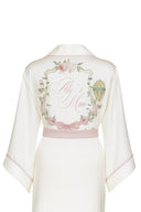 BEYAZ YARASA KOL PUDRA BİYELİ KİMONO