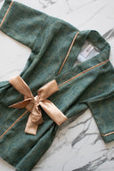 DESENLİ KETEN ÇOCUK SABAHLIĞI