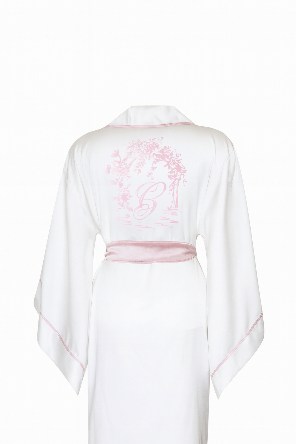 BEYAZ YARASA KOL PUDRA BİYELİ KİMONO