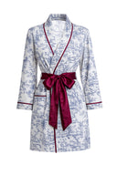 KADİFE ŞAL YAKA KİMONO-PANTOLON TAKIM