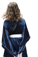 LACIVERT BAT ARM WHITE BENEFIT KIMONO