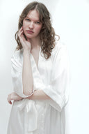 BEYAZ DÜZ KOL KİMONO