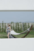 LASTİKLİ PAREO ETEK-CROP TAKIM