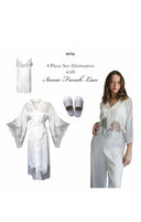 FRANSIZ DANTELLİ DÖRTLÜ SET