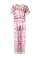 SHIRTLY PIJAMA TEAM WITH PINK-PATTERN