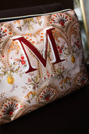 RETRO DESENLİ CLUTCH ÇANTA