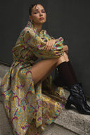 BROKAR KUMAŞ BALON KOL KİMONO KAFTAN