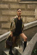 BROKAR KUMAŞ BALON KOL KİMONO KAFTAN