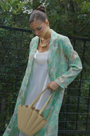 BROKAR KUMAŞ TRANSPARAN CEKET KİMONO