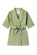 YEŞİL ÇİZGİLİ ÇOCUK KİMONOSU