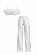 CROP-PANTS TEAM WITH WHITE DEVE BIRD