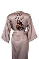 SÜTLÜ KAHVE DÜZ KOL KİMONO