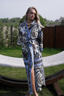 KETEN YARASA KOL KİMONO