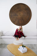 LEOPAR DESENLİ SATEN BAĞLAMALI GÖMLEKLİ PİJAMA TAKIMI