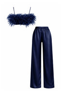 CROP-PANTS TEAM WITH WHITE DEVE BIRD