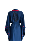 LACIVERT BATS ARM RED BIDEL KIMONO